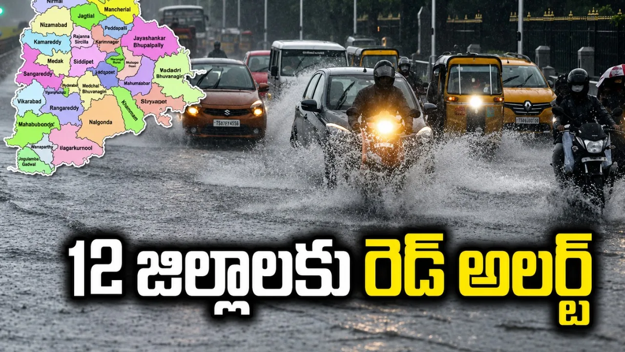 తెలంగాణలో భారీ వర్షాల బీభత్సం.. ఒకరు మృతి, మరొకరు గల్లంతు