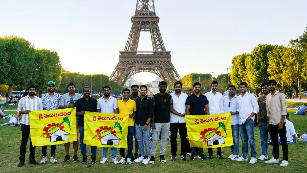 ఈఫిల్ టవర్ సాక్షిగా ఫ్రాన్స్ TDP భేటీ.. ఏపీ అభివృద్ధిపై చర్చ