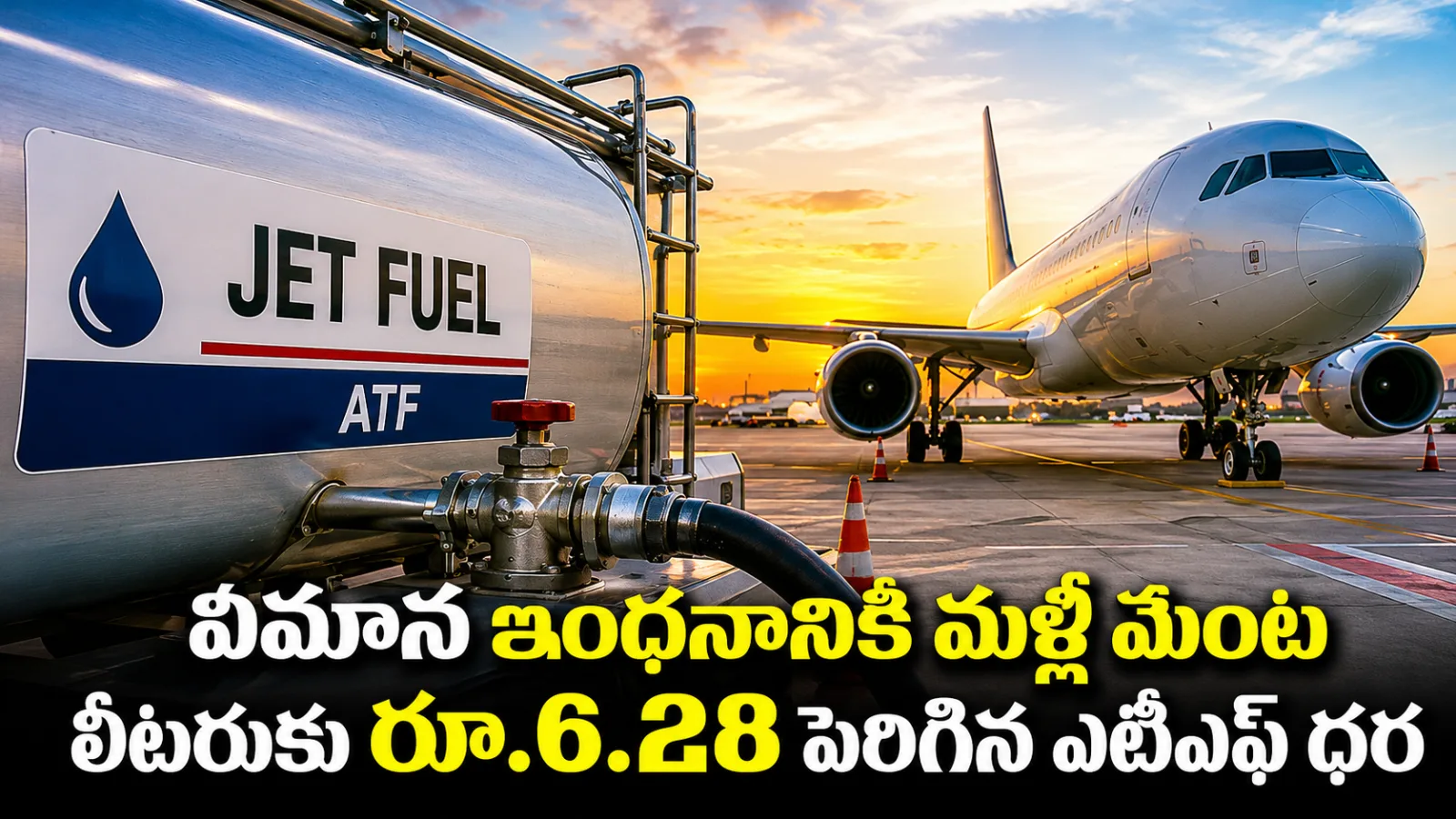 విమాన ఇంధనానికి మళ్లీ మంట.. లీటరుకు రూ.6.28 పెరిగిన ఏటీఎఫ్‌ ధర