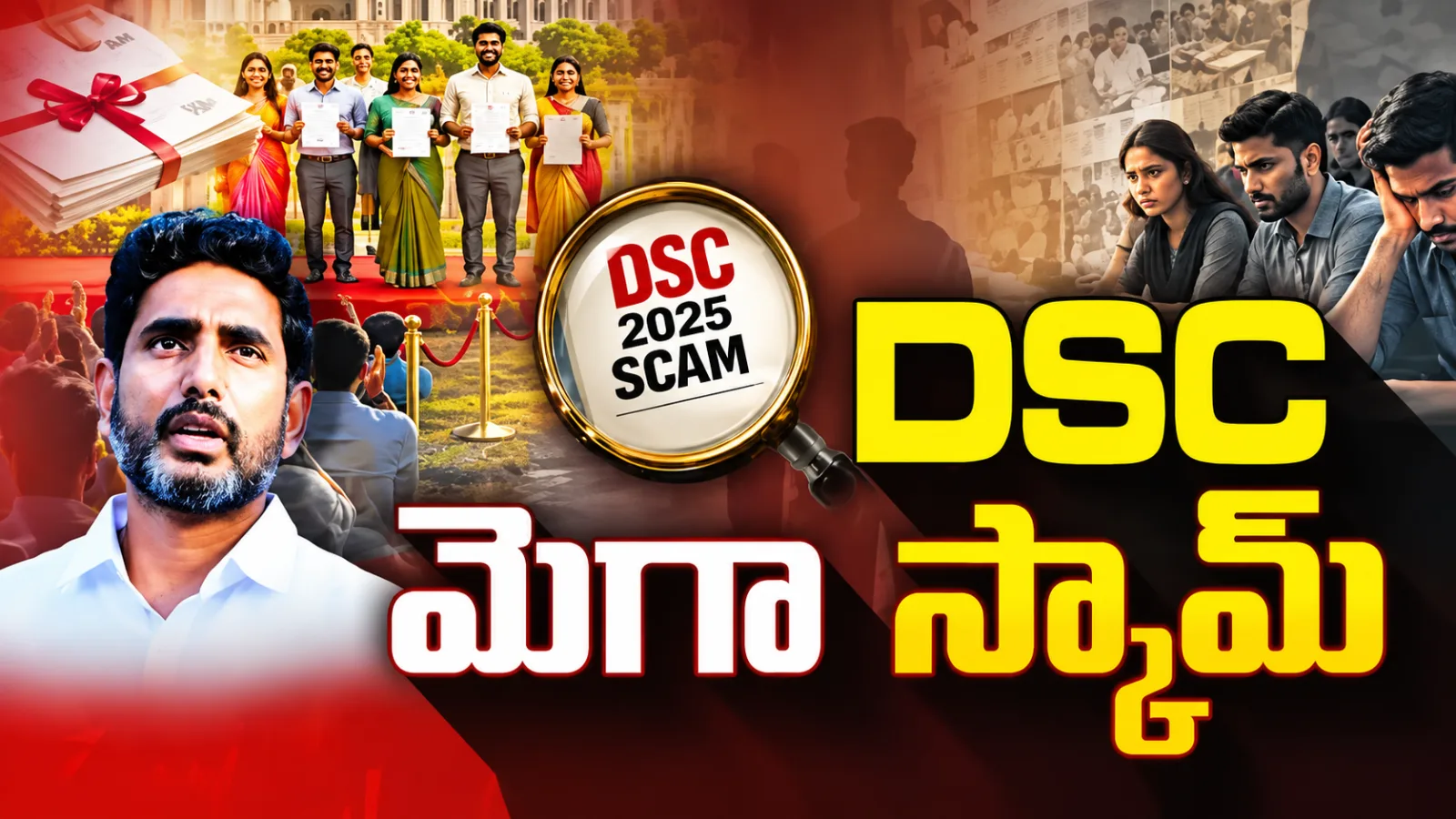 మెగా డీఎస్సీలో భారీ స్కామ్‌.. అక్రమాలపై విచారణకు ప్రభుత్వం ఆదేశాలు