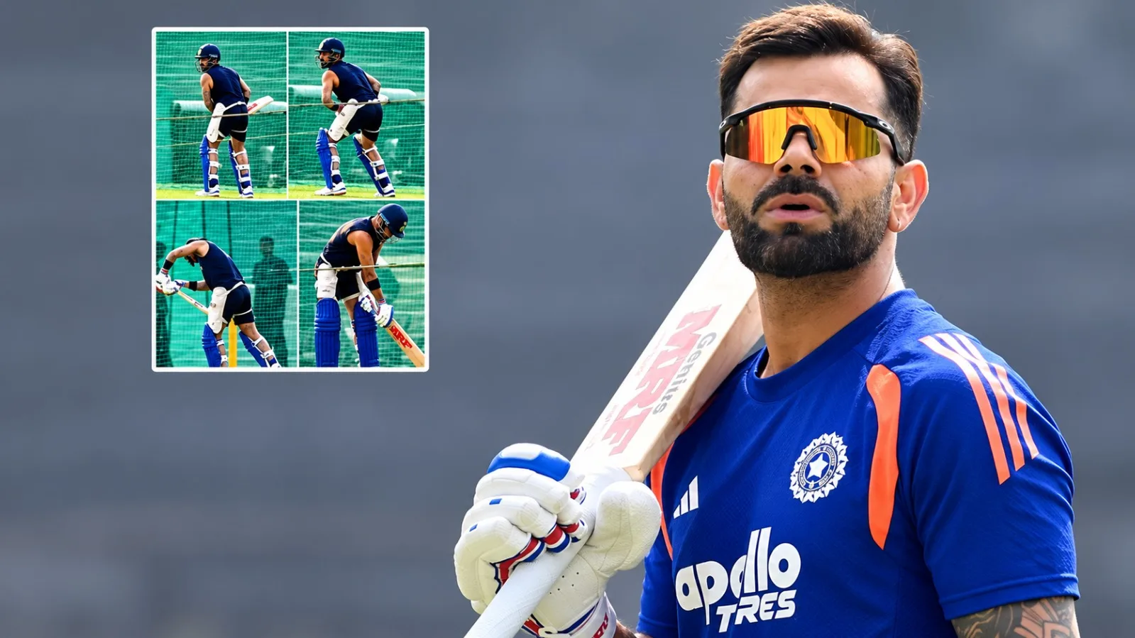 కివీస్ వన్డే సిరీస్కు కోహ్లీ సన్నాహాలు.. నెట్స్లో రెండు గంటల చెమటోడింపు