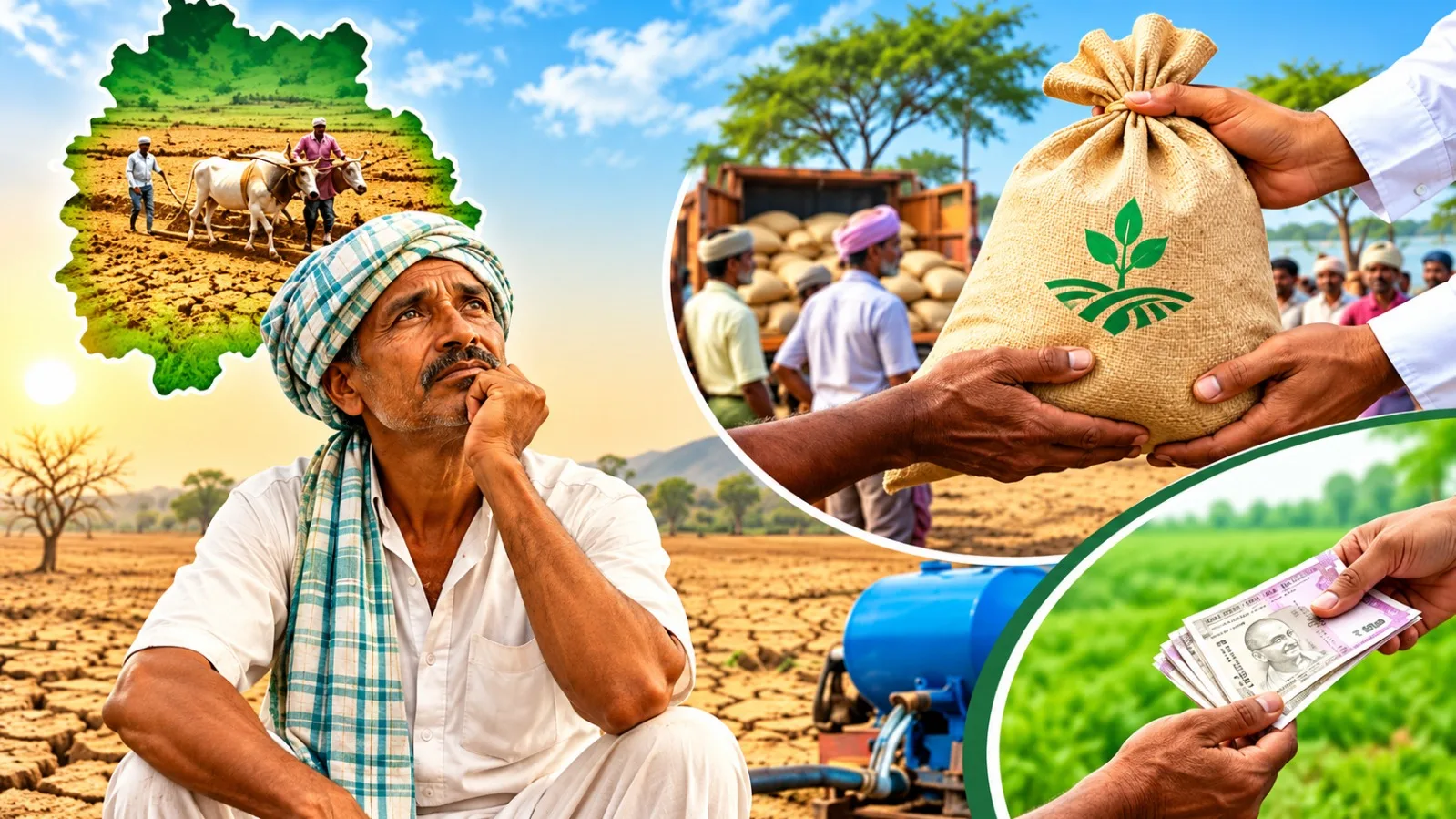తెలంగాణలో కరువు సంక్షోభం.. రైతుభరోసా ఇవ్వాలా? పరిహారం చెల్లించాలా? రైతుల సాయంపై ప్రభుత్వ కసరత్తు
